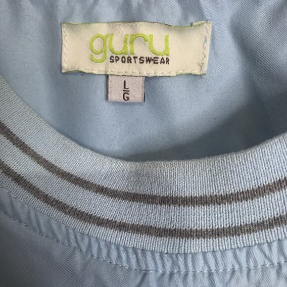 Vintage Guru Sweatshirt Men's Sz Large Sportswear Canadian Powder Blue Softshell - Picture 3 of 7